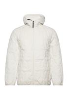 Puffer Jacket W?.Hood Fodrad Jacka White Lindbergh