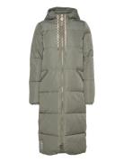 Long Puffer Jacket Fodrad Rock Green Coster Copenhagen