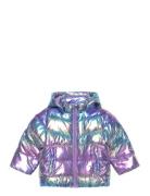 Nmfmolina Puffer Jacket Fle Shiny Fodrad Jacka Purple Name It