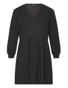 Vleslie, L/S, Abk Dress Kort Klänning Black Zizzi