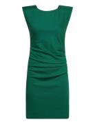 India Round-Neck Dress Kort Klänning Green Kaffe