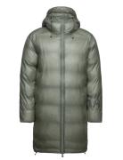 Kevo Long Puffer Jacket W4T4 Fodrad Jacka Khaki Green Rains