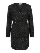 Vicava Sequin Dress / 1 Kort Klänning Black Vila