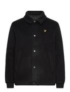 Wadded Wool Coach Jacket Ulljacka Jacka Black Lyle & Scott