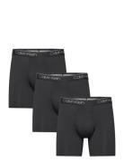 Boxer Brief 3Pk Boxerkalsonger Black Calvin Klein