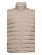 Slhbarry Quilted Gilet Noos Väst Cream Selected Homme