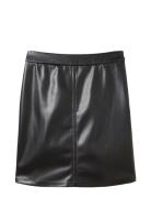 Tom Tailor Skirt Fake Leather Svart