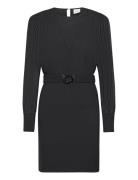 D6Marvey Contrast Sheer Dress Kort Klänning Black Dante6