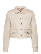 Mmcollie Shimmer Jacket Jeansjacka Denimjacka Cream MOS MOSH