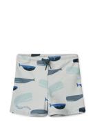 Otto Printed Swim Pants Badshorts Blue Liewood