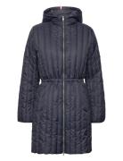 Tommy Hilfiger Feminine Lw Down Coat Marinblå