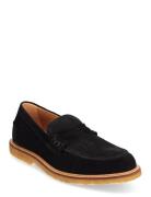 Loafer Loafers Låga Skor Black ANGULUS