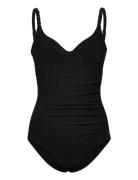 Emblem Bikini Covering Underwired Swimsuit Baddräkt Badkläder Black Ch...