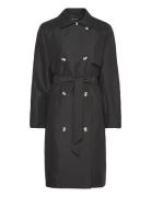 Vero Moda Vmdoreen Long Trenchcoat Boos Svart