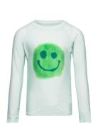 Neptune Ls Swimwear Uv Clothing Uv Tops Green Molo