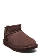 K Classic Ultra Mini Vinterstövlar Pull On Brown UGG