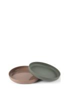 Dantoy Tiny Biobase Dinner Plate Set Khaki Green