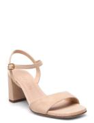 Moraty24Ks Sandal Med Klack Beige UNISA