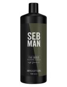 Seb Man The Boss Thickening Shampoo 1.000 Ml Schampo Nude Sebastian Pr...