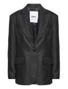 Allen - Sophisticated Viscose Blazers Single Breasted Blazers Black Da...