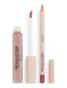 Revolution Lip Contour Kit Brunch Läpppenna Smink Pink Makeup Revoluti...