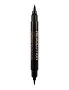 Revolution Thick And Thin Dual Liquid Eyeliner Eyeliner Smink Black Ma...