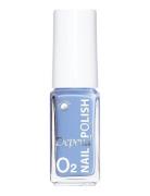 Minilack Oxygen Färg A678 Nagellack Smink Blue Depend Cosmetic