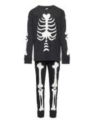 Pajama Halloween Skeleton Pyjamas Set Black Lindex