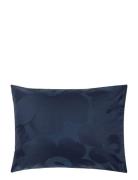 Unikko Jacquard Pc Home Textiles Bedtextiles Pillow Cases Navy Marimek...