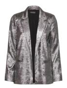 Soaked In Luxury Slronya Blazer Ls Silver