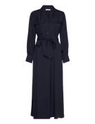 Maxi Length Cargo Dress Knälång Klänning Navy IVY OAK