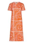 1X1 Organic Colanta Dress Dresses T-shirt Dresses Orange Mads Nørgaard