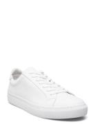 Type - White Leather Låga Sneakers White Garment Project