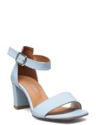 Sinna Sandal Med Klack Blue Pavement