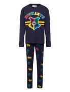 Pyjalong Pyjamas Set Navy Harry Potter