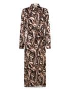 Slleighton Dress Dresses Shirt Dresses Brown Soaked In Luxury
