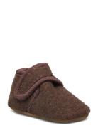 Classic Wool Slippers Slippers Inneskor Brown Melton