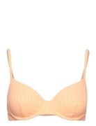 Gili Adj Rib Uf Swimwear Bikinis Bikini Tops Wired Bikinitops Beige Hu...