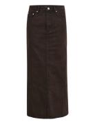 Jamillagz Long Skirt Lång Kjol Brown Gestuz