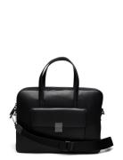 Iconic Plaque Laptop Bag Datorväska Väska Black Calvin Klein