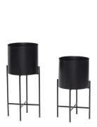 Airy Potter Home Decoration Flower Pots Black Hübsch