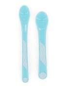 Twistshake Twistshake 2X Feeding Spoon Set 4+M Pastel Blue Blå