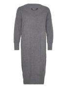 ONLY Onlnew Tessa L/S Midi V Dress Knt Noos Grå