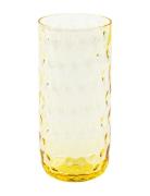 Danish Summer Longdrink Home Tableware Glass Cocktail Glass Yellow Kod...