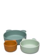 Eddie Bowls 3-Pack Home Meal Time Plates & Bowls Bowls Green Liewood