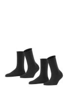 Basic Pure So 2P Lingerie Socks Regular Socks Black Esprit Socks