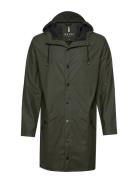 Long Jacket Outerwear Rainwear Rain Coats Green Rains