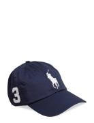 Big Pony Chino Ball Cap Accessories Headwear Caps Blue Polo Ralph Laur...