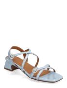 Sandals Sandal Med Klack Blue Billi Bi