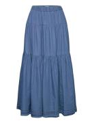 Sunset Skirt Knälång Kjol Blue Lollys Laundry